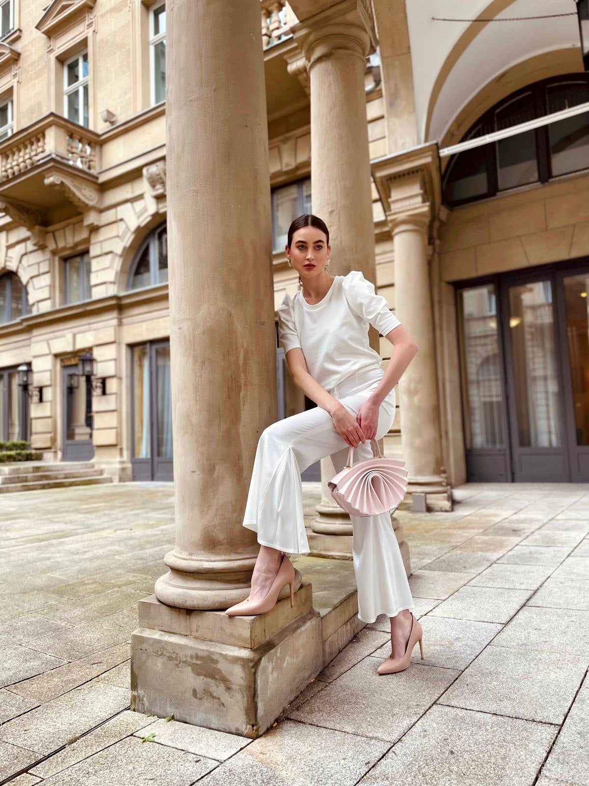 Oberteil mit Pufferärmeln