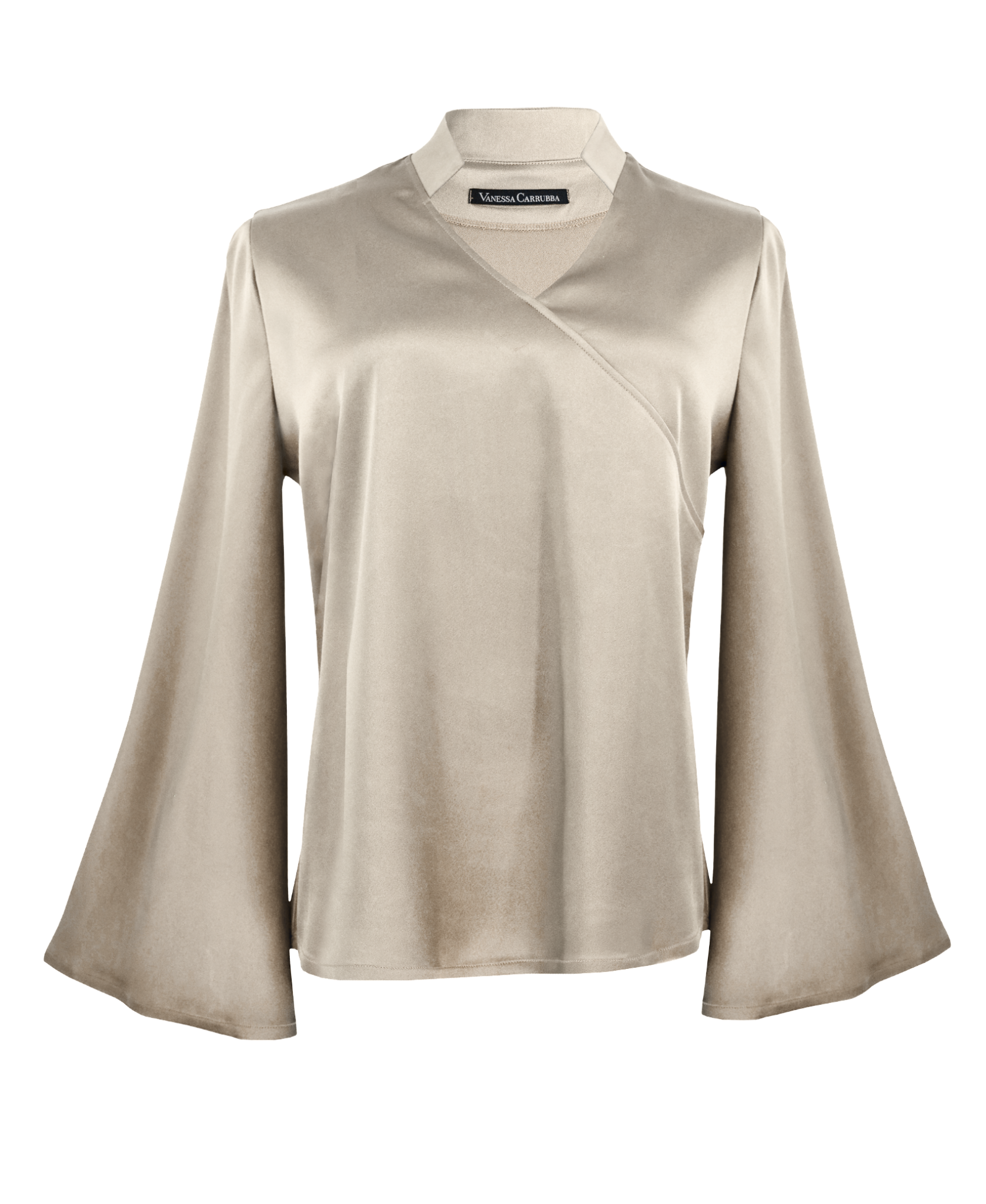 Bluse Kimono Champagner