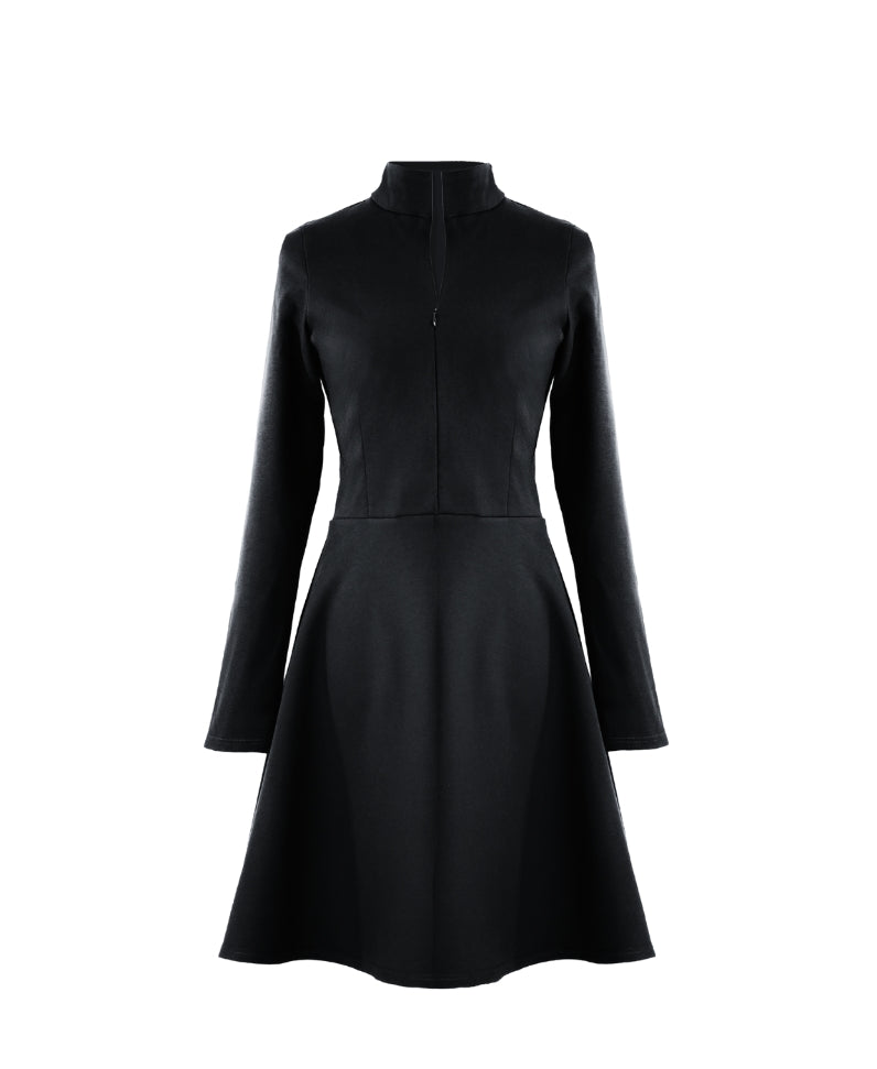 Minikleid Passepartout schwarz
