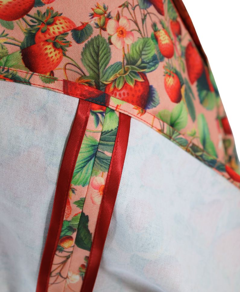Midirock Fragole Rosa mit Taschen