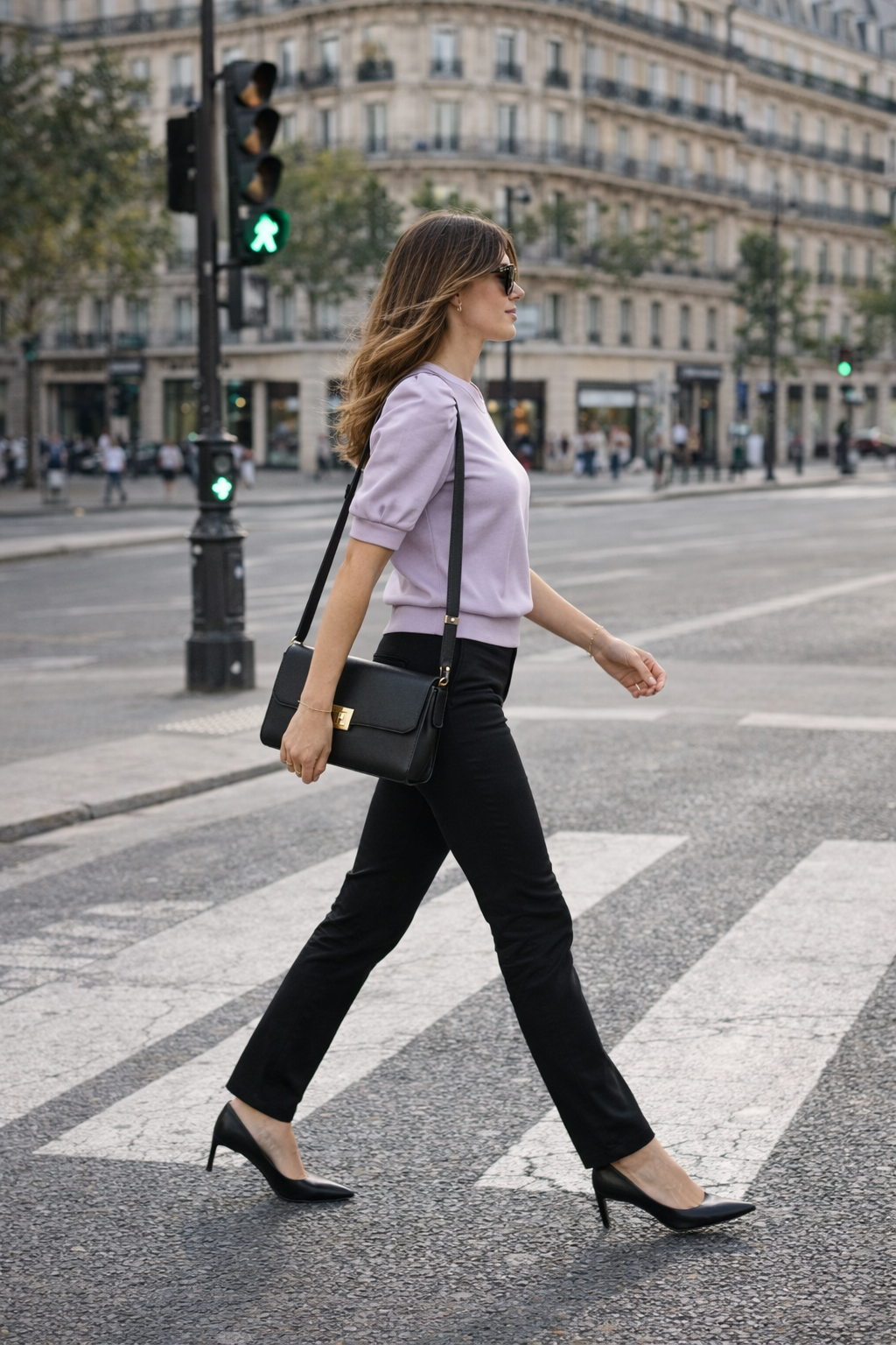 Oberteil mit Pufferärmeln