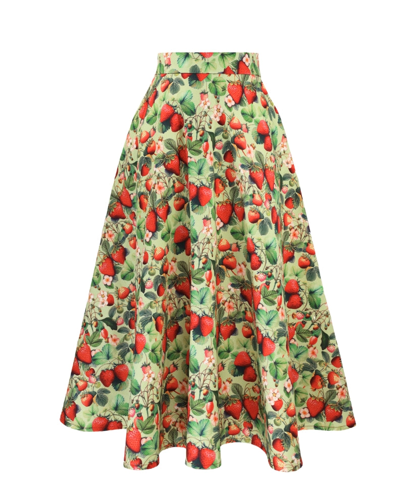 Midirock Fragole Mint mit Taschen